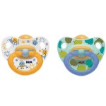 Nuk Happy Kids Chupete Látex 6-18 meses 2 uds