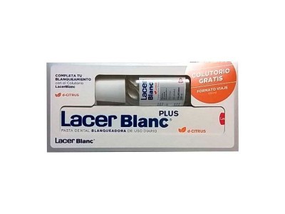 Lacer Pasta Dental Blanc Plus D-Citrus 125 ml + Colutorio Gratis 100 ml