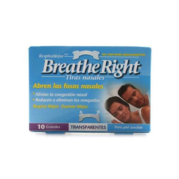 Breathe Right Tiras Nasales 10 uds