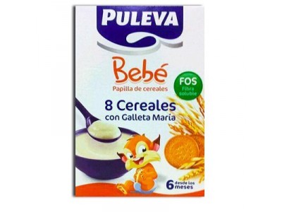 Puleva Bebé 8 Cereales Galleta María Fos 600g