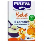 PULEVA BEBÉ 8 CEREALES GALLETA MARÍA BIFIDUS 600GR