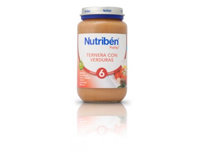 Nutriben Potito Ternera con Verduras 250g